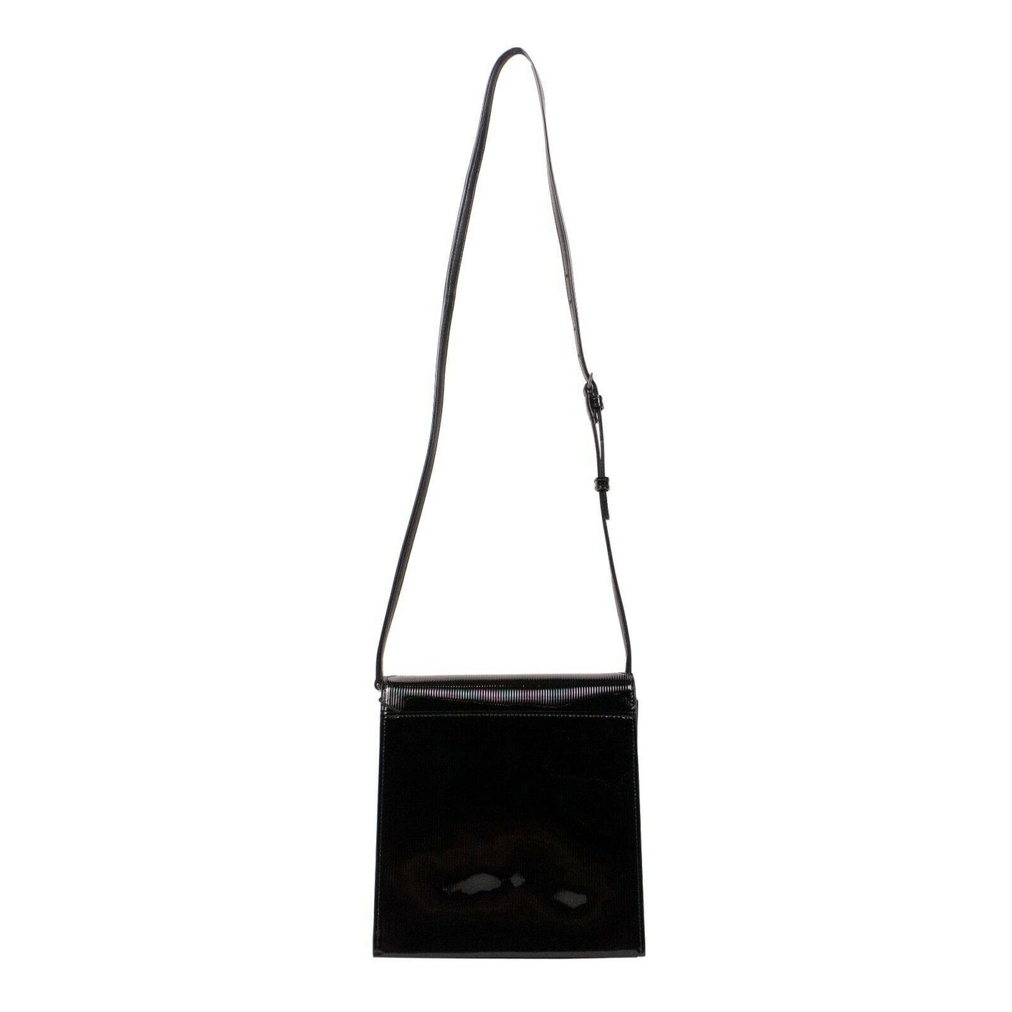 YSL Patent Leather Vertical Shoulder Bag - Back