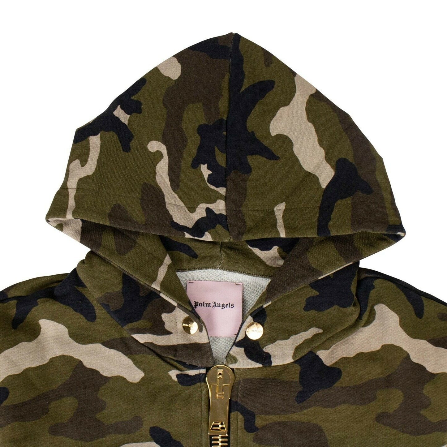 Camouflage Maxi Zip-Up Hoodie Sweatshirt