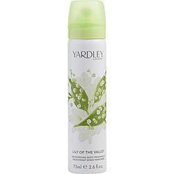 Yardley By Yardley Lily Of The Valley Body Spray 2.6 Oz (new Packaging)