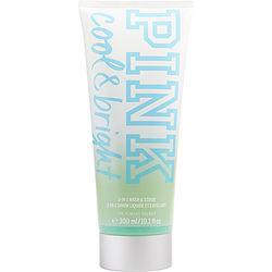 Victoria's Secret Pink Cool & Bright By Victoria’s Secret 2 In 1 Wash Scrub 10.1 Oz