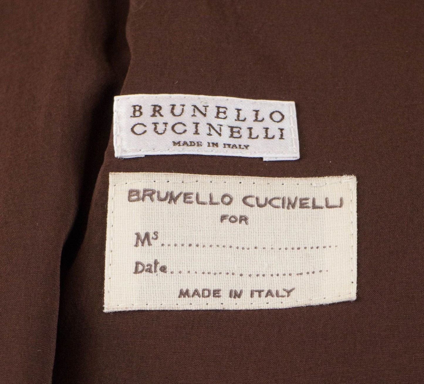 Brunello Cucinelli Bole Brown Astrakhan Fur Biker Jacket Size 4/40 $18495