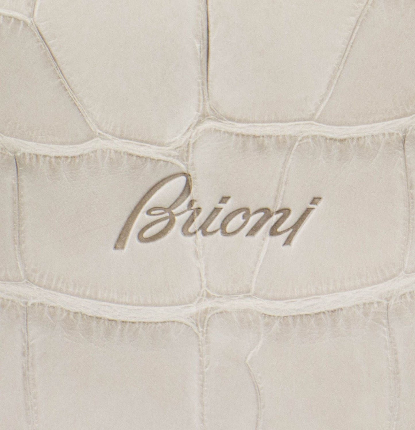 Crocodile Leather Large Boston Duffel Bag - Gray