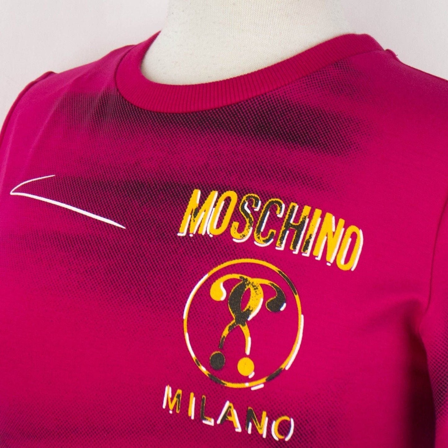 Moschino x Jeremy Scott Short Sleeve Contour T-Shirt Dress - Pink