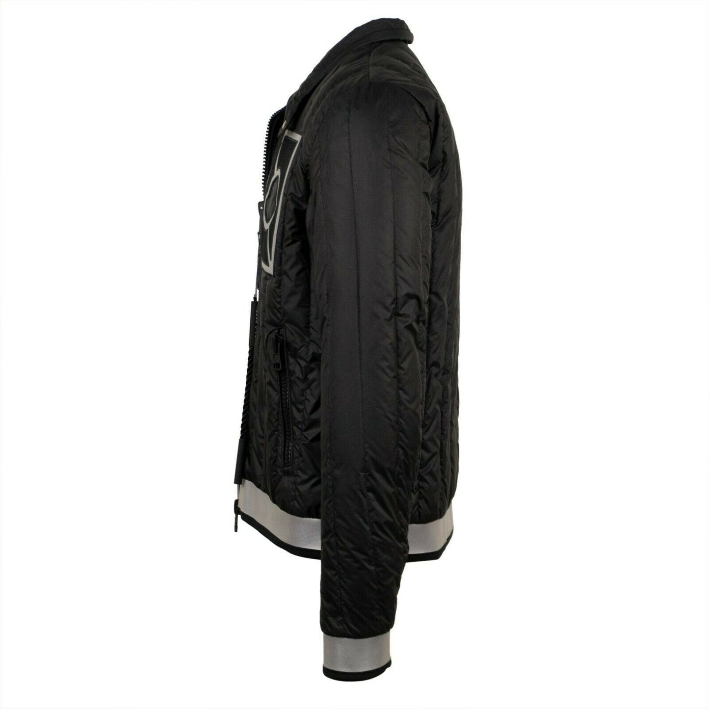 Altman Reflective Puffer Jacket - Black