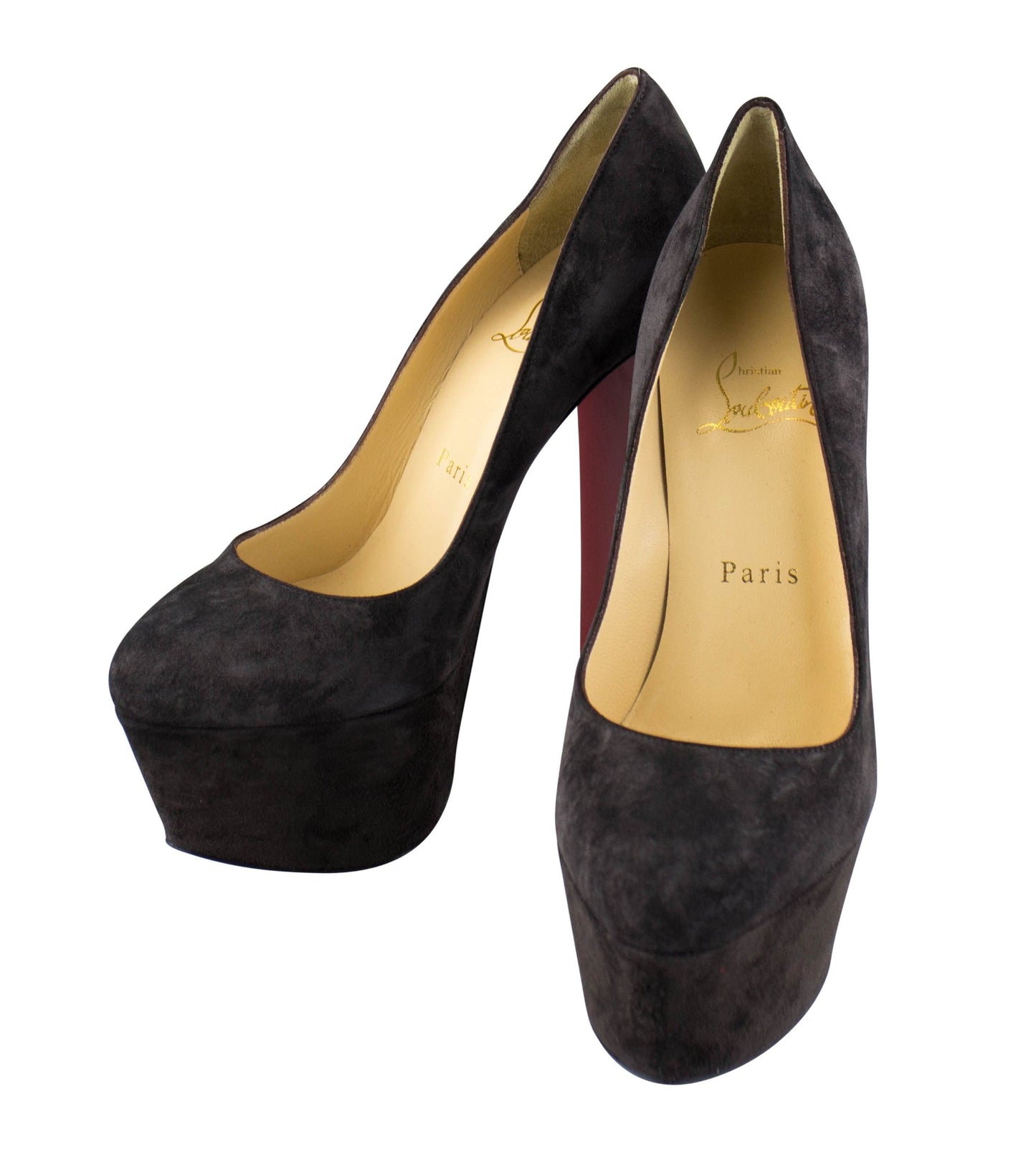 Alta Vicky 160 Suede Platform Pumps - Brown