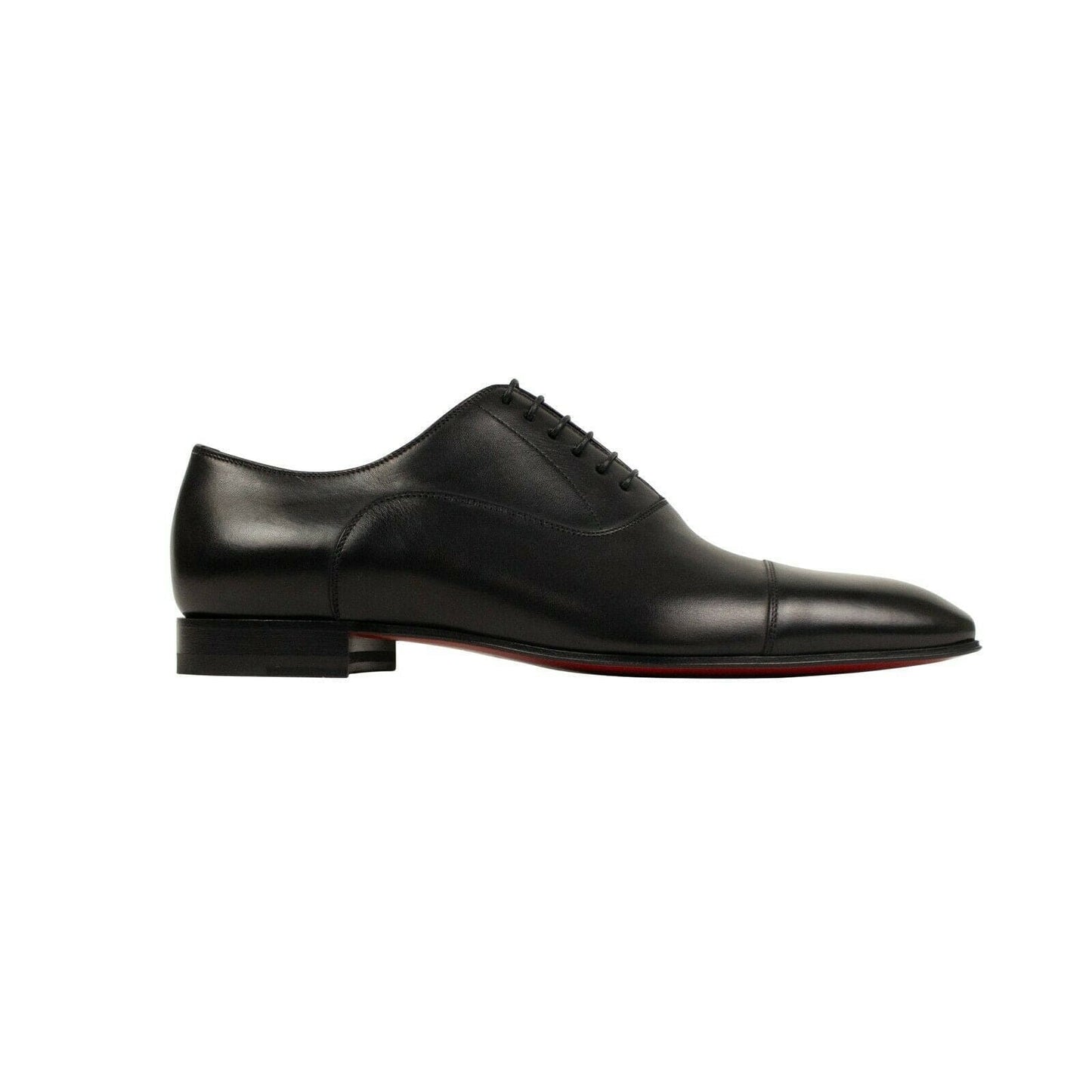 Greggo Flat Calfskin Leather Dress Shoes - Black