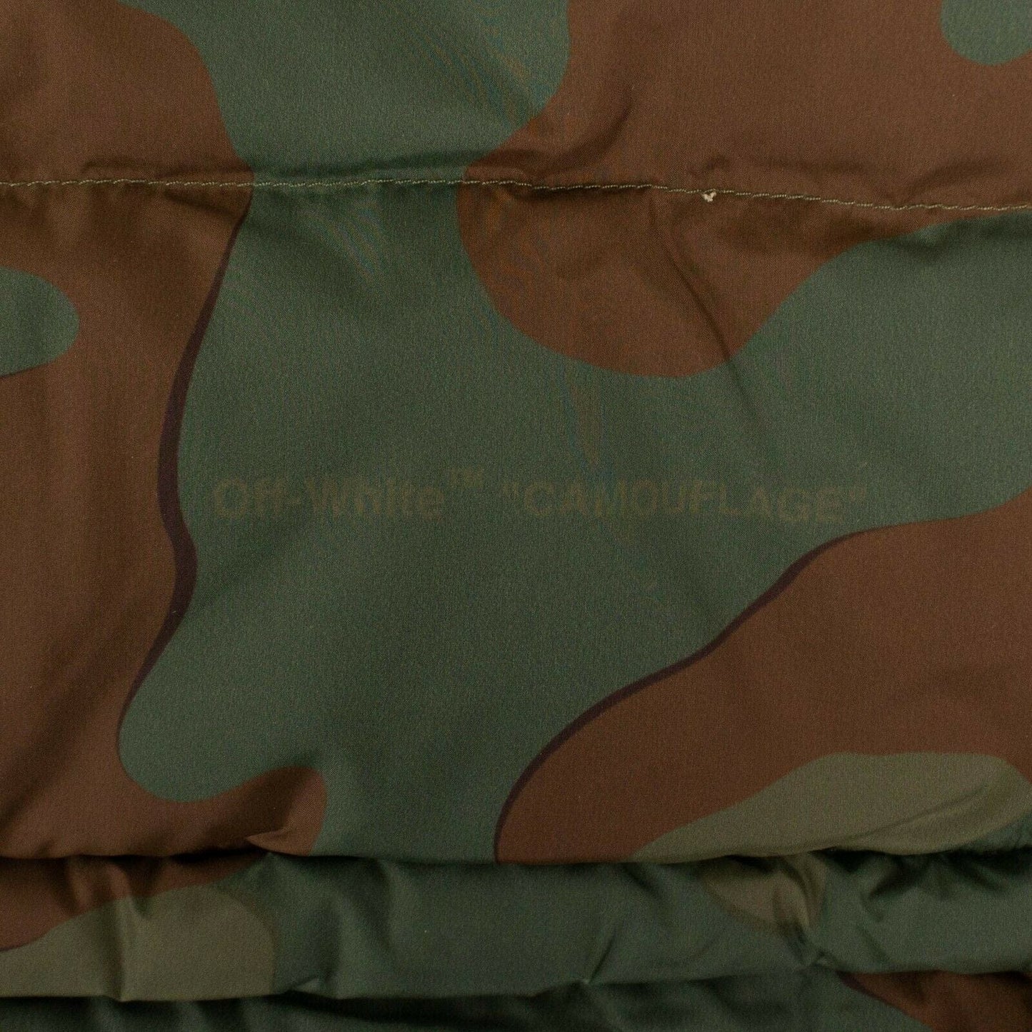 Camouflage Down Fill Puffer Jacket