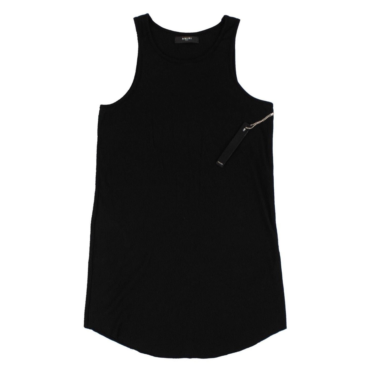 Black Ribbed Tank Top