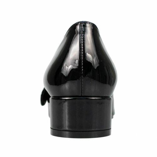 Baby-D Patent Calfskin Ballet Pumps - Black