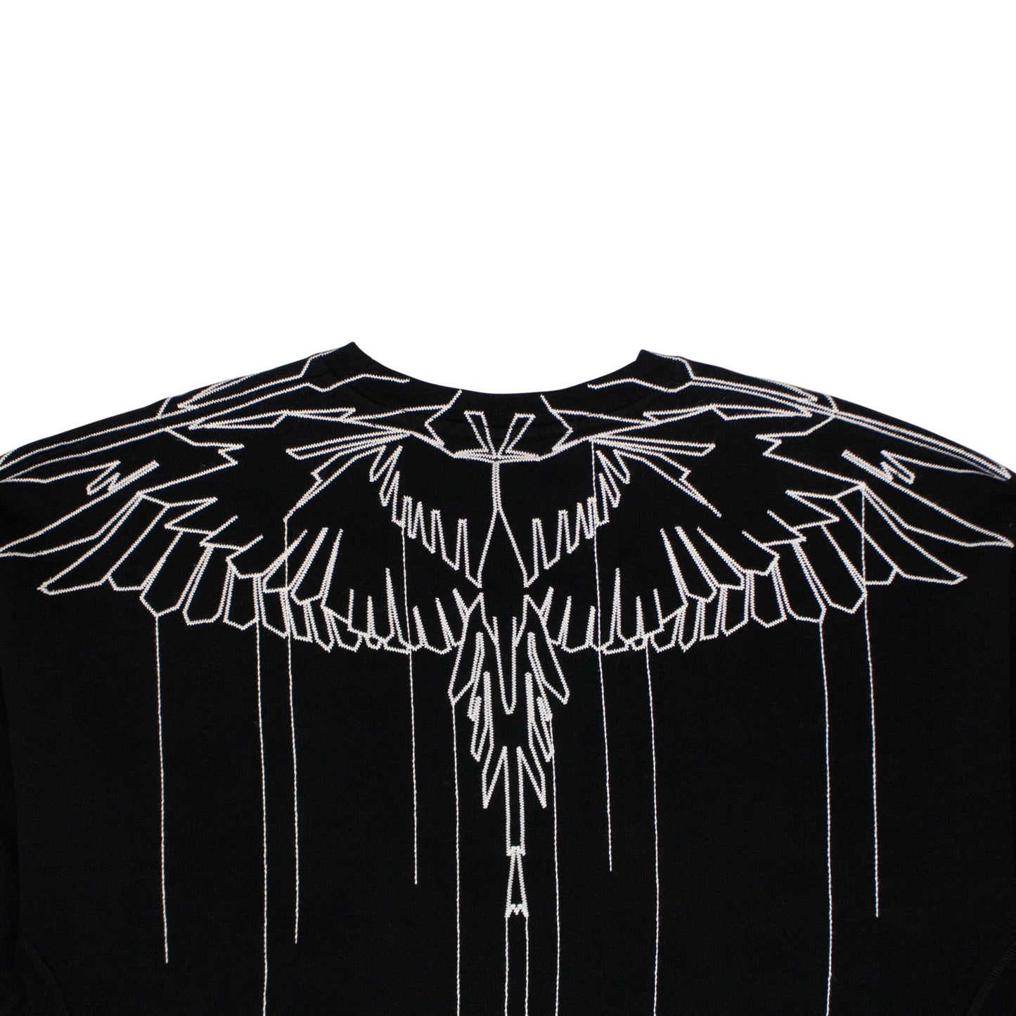 Wings Emb Sweatshirt - Black