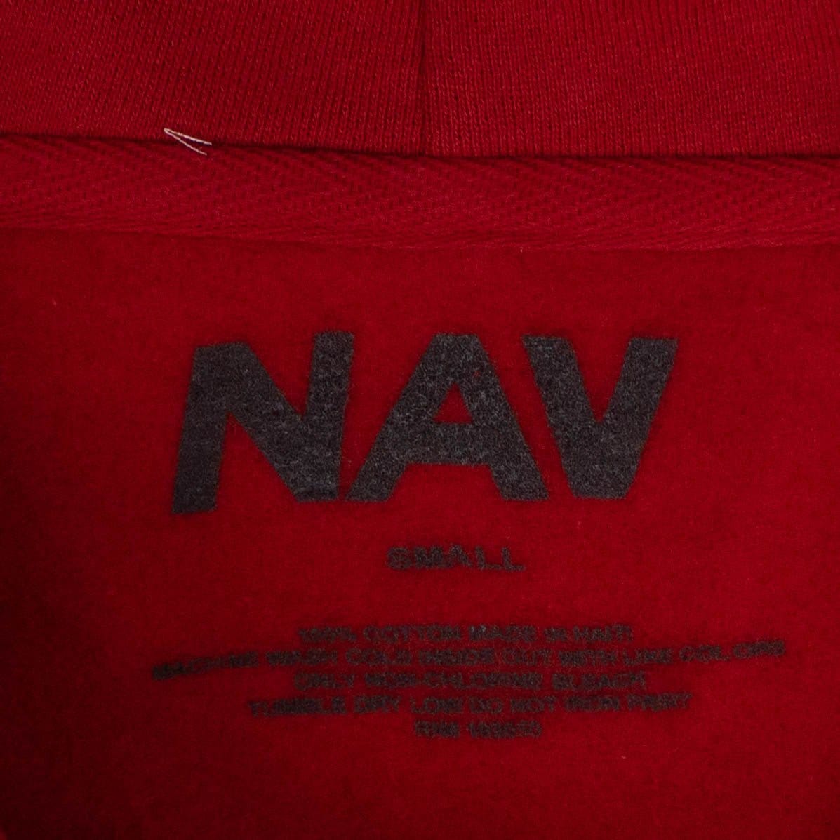 VLONE x NAV Cotton 'Bad Habits Drip' Pullover Sweatshirt - Red
