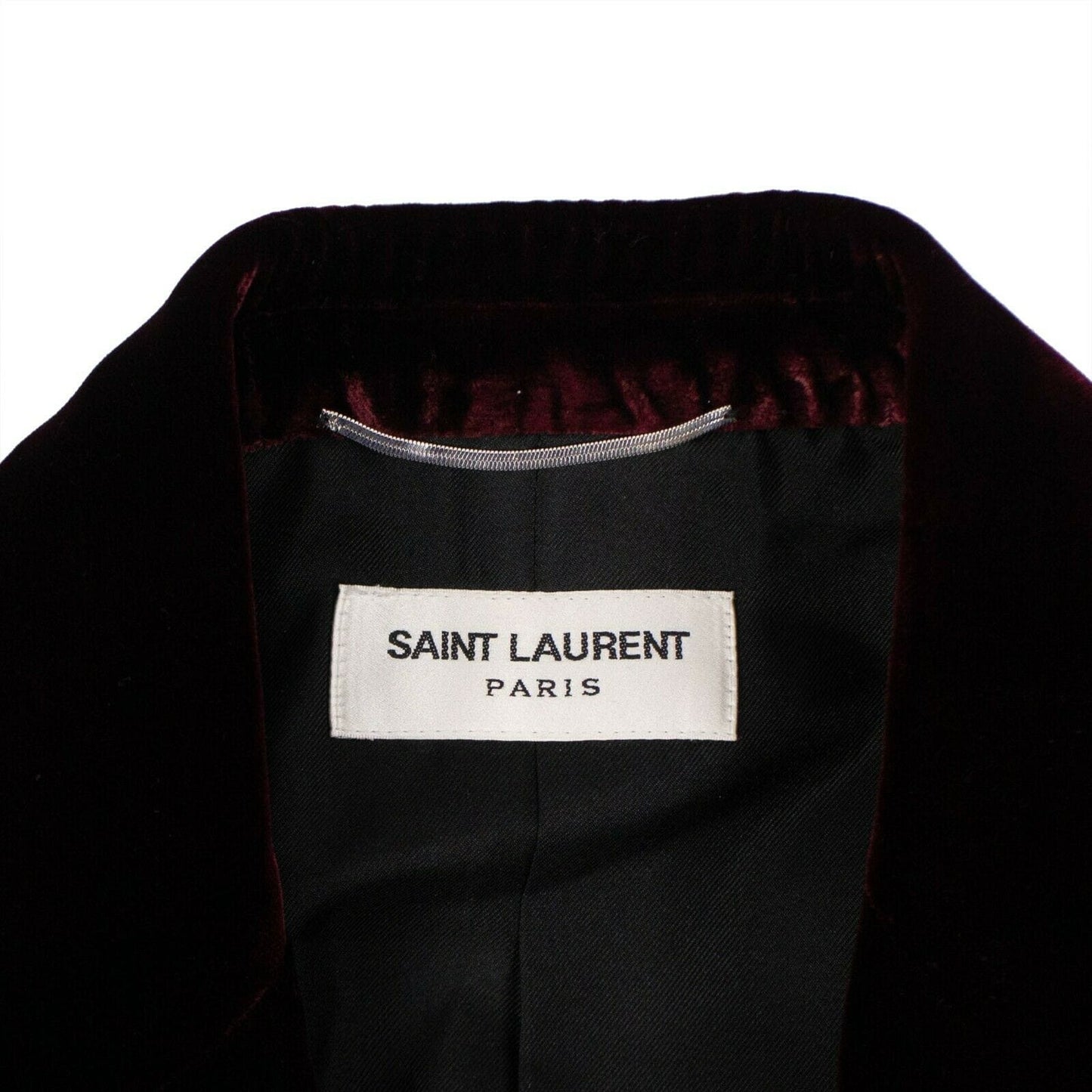 Velvet Classic Suit Jacket - Burgundy