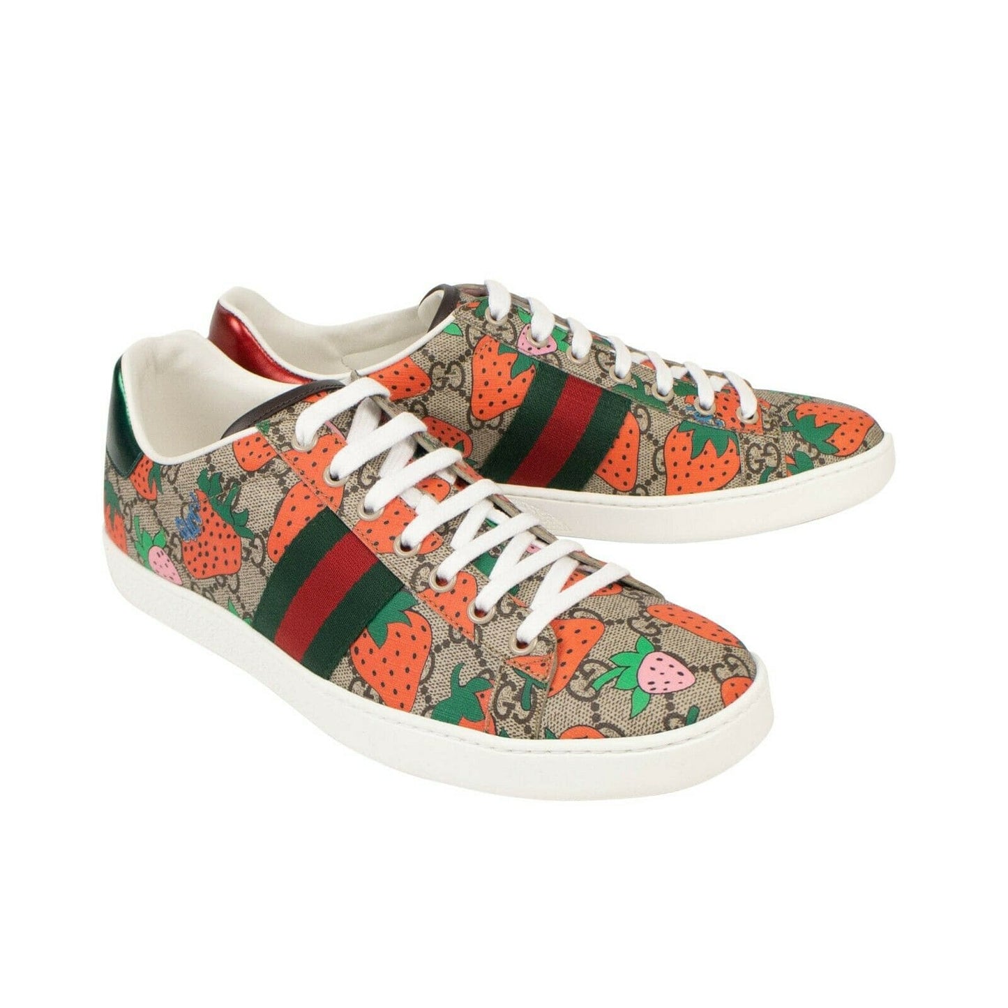 Canvas Ace GG Strawberry Sneakers - Multicolored