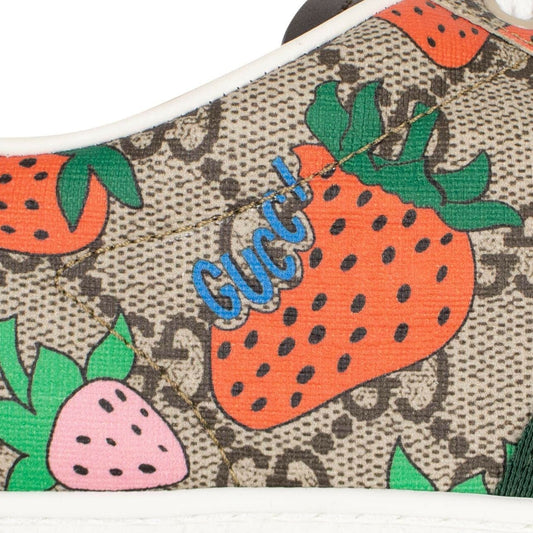 Canvas Ace GG Strawberry Sneakers - Multicolored