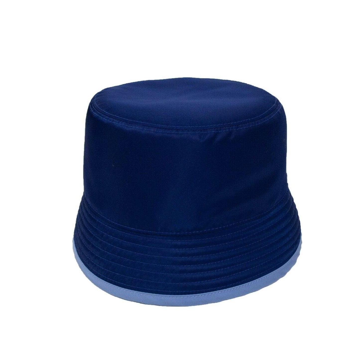 Nylon Reversible Logo Bucket Hat - Blue