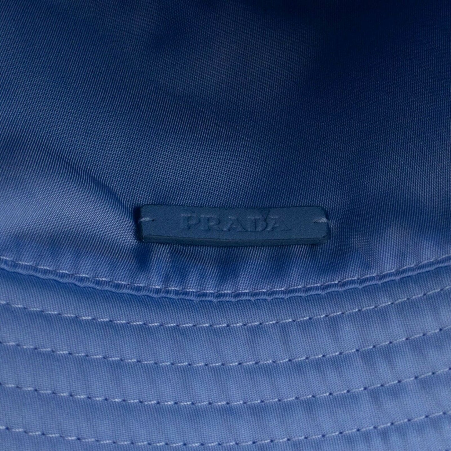 Nylon Reversible Logo Bucket Hat - Blue