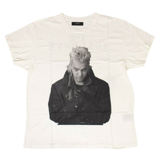 AMIRI x THE LOST BOYS 'Portrait' Boyfriend T-Shirt - White