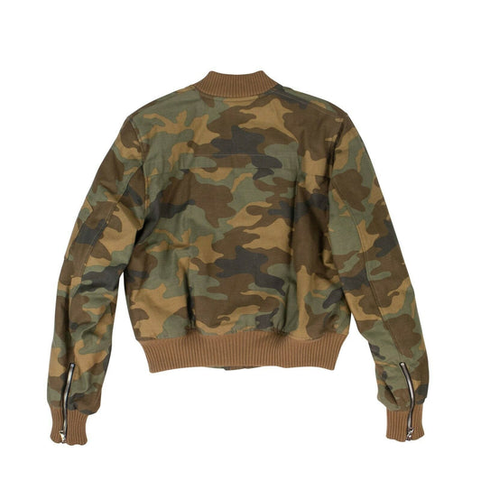 Camouflage Bomber Jacket - Multicolored