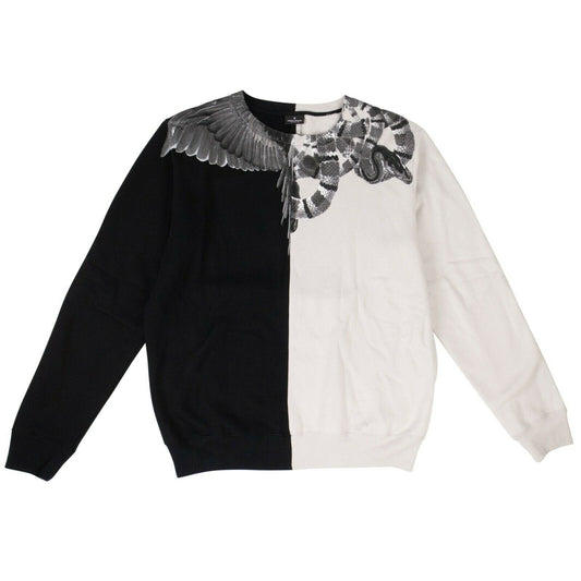 Wings And Snake Crewneck Sweatshirt - Black/Gray