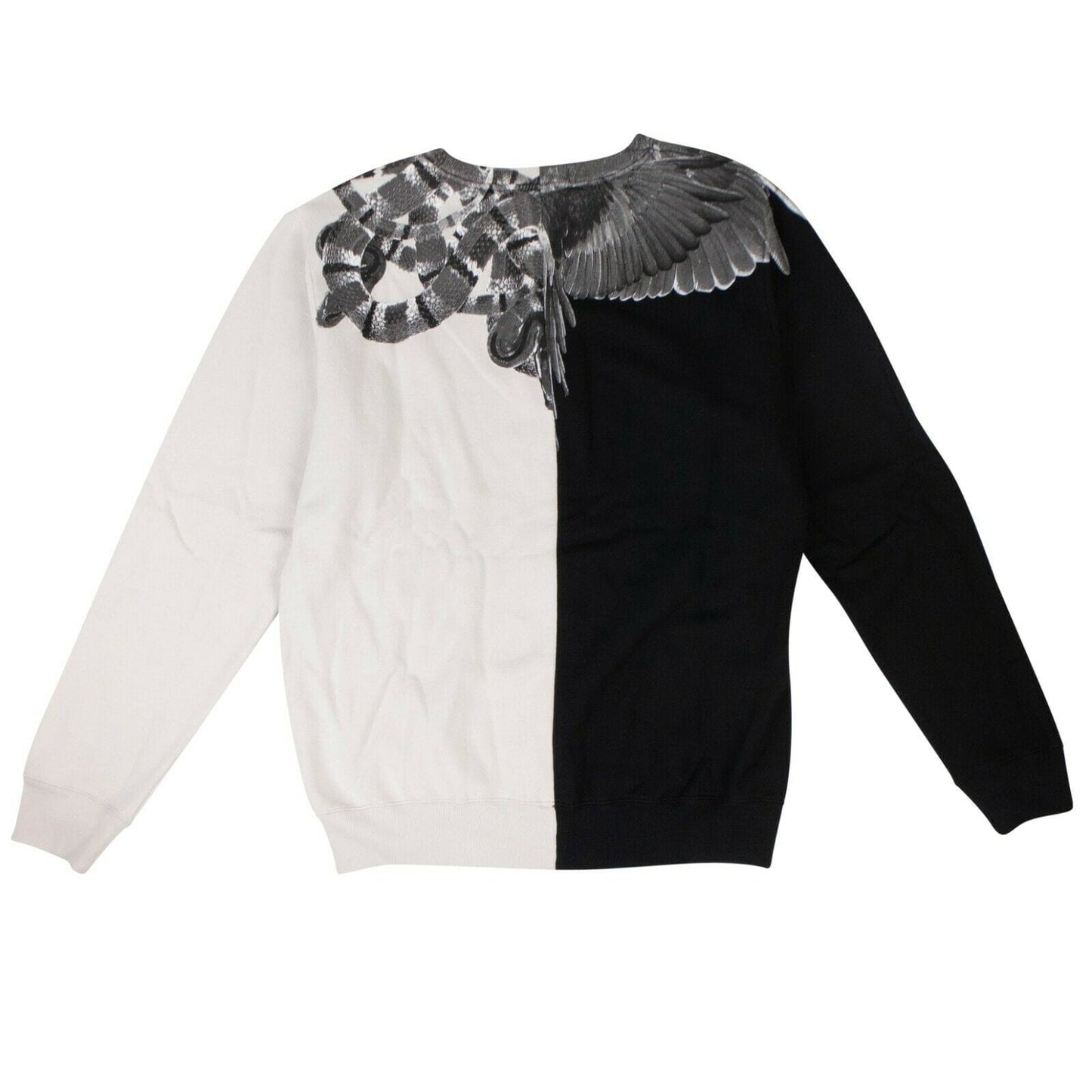 Wings And Snake Crewneck Sweatshirt - Black/Gray