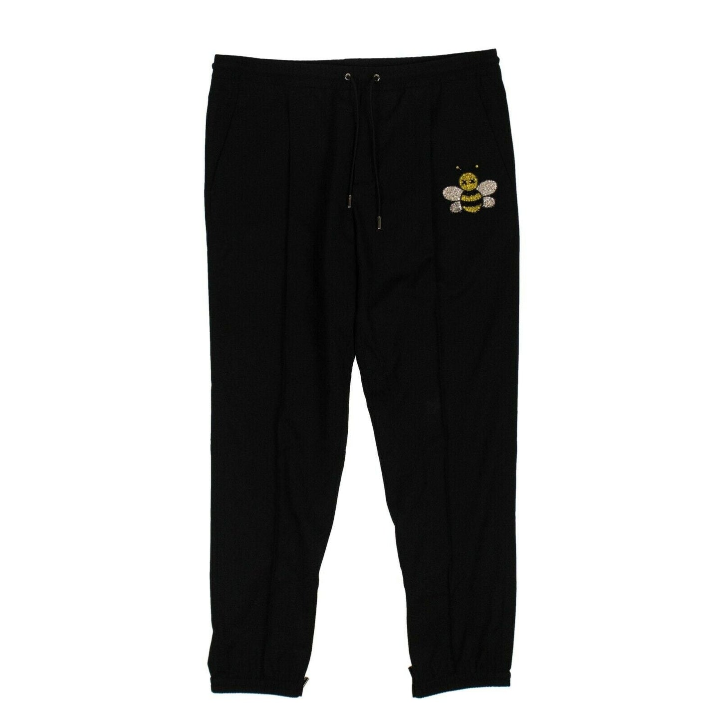 DIOR HOMME x KAWS Wool Crystal Bee Jogger Pants - Black