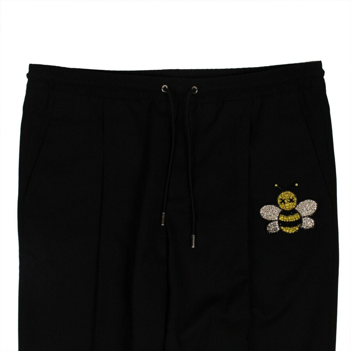 DIOR HOMME x KAWS Wool Crystal Bee Jogger Pants - Black