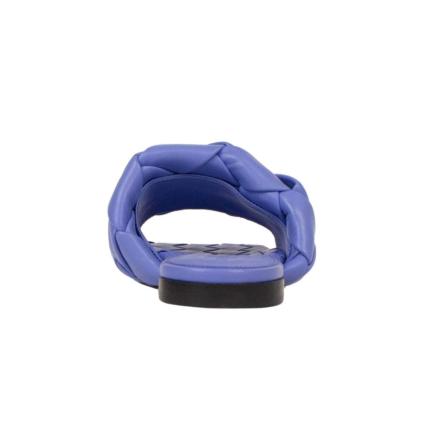 Leather 'BV Lido' Flat Sandals - Purple