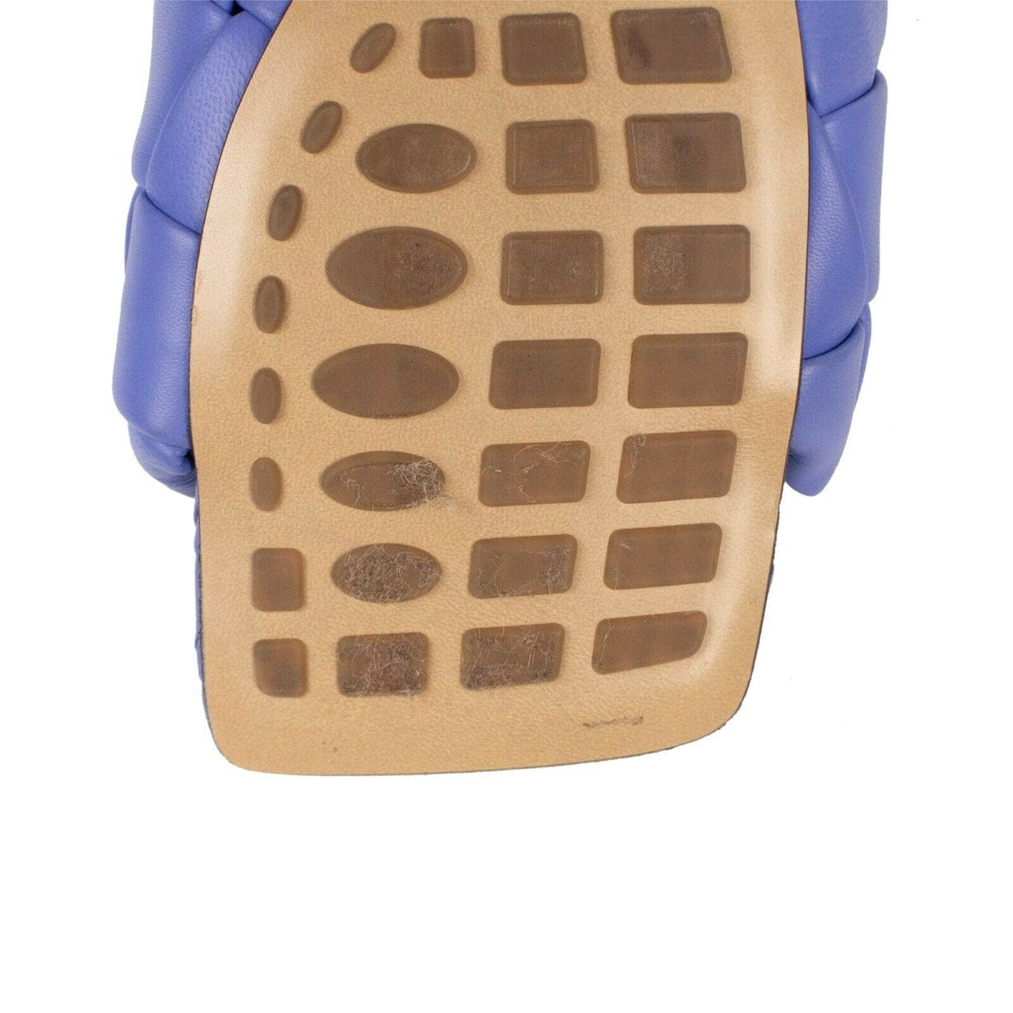 Leather 'BV Lido' Flat Sandals - Purple