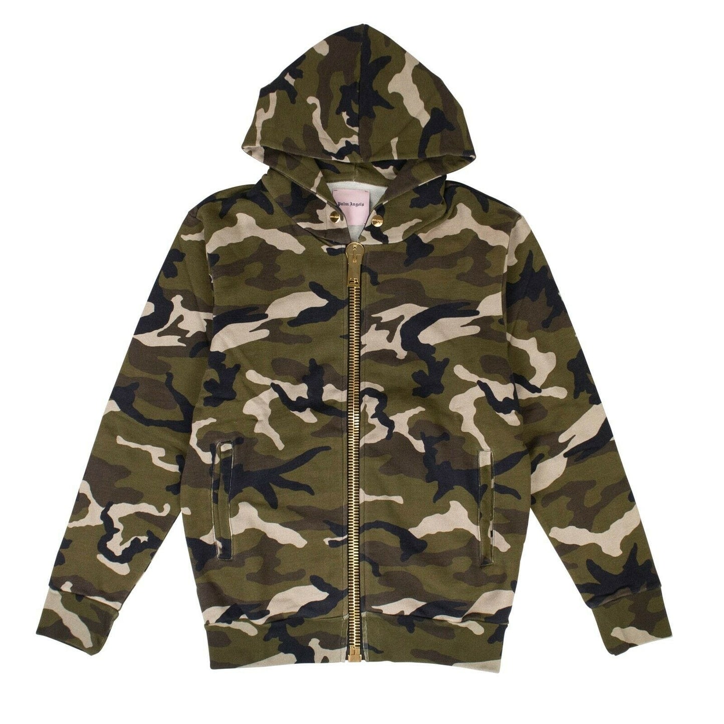 Camouflage Maxi Zip-Up Hoodie Sweatshirt