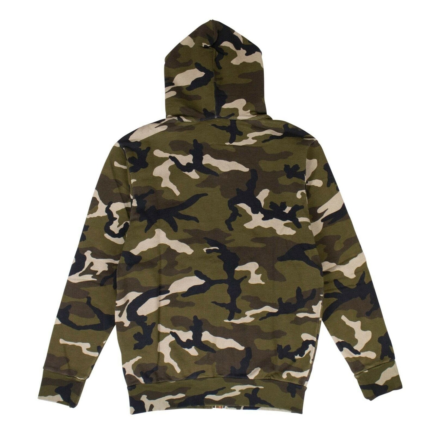 Camouflage Maxi Zip-Up Hoodie Sweatshirt