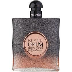 Black Opium Floral Shock By Yves Saint Laurent Eau De Parfum Spray 3 Oz *tester