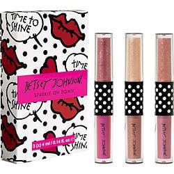 Betsey Johnson Double Ended Lip Gloss -- 3x  4ml/0.14 Fl Oz By Betsey Johnson