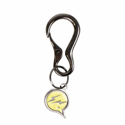 Carabiner Key Ring - Black & Yellow