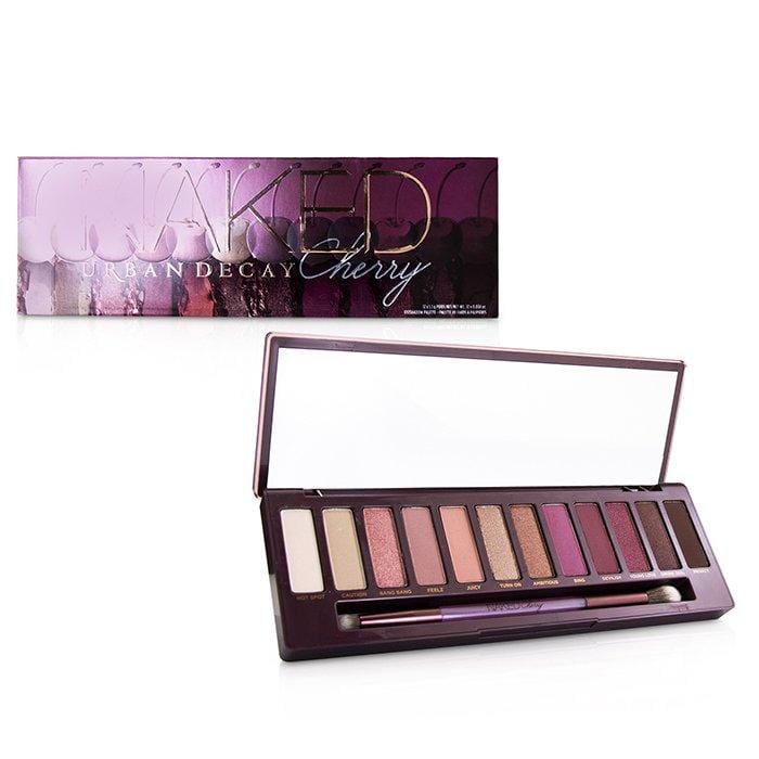 Naked Cherry Eyeshadow Palette: 12x Eyeshadow, 1x Double Ended Brush - 12x1.1g/0.038oz