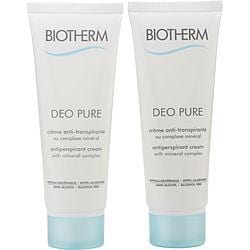 Deo Pure Antiperspirant Cream ( Alcohol Free ) Duo --75ml/2.53oz
