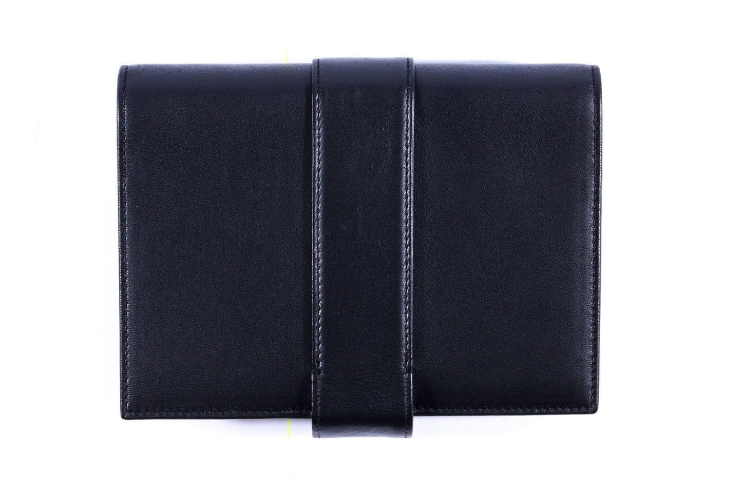 Trinity Black Leather Organizer Wallet - Black