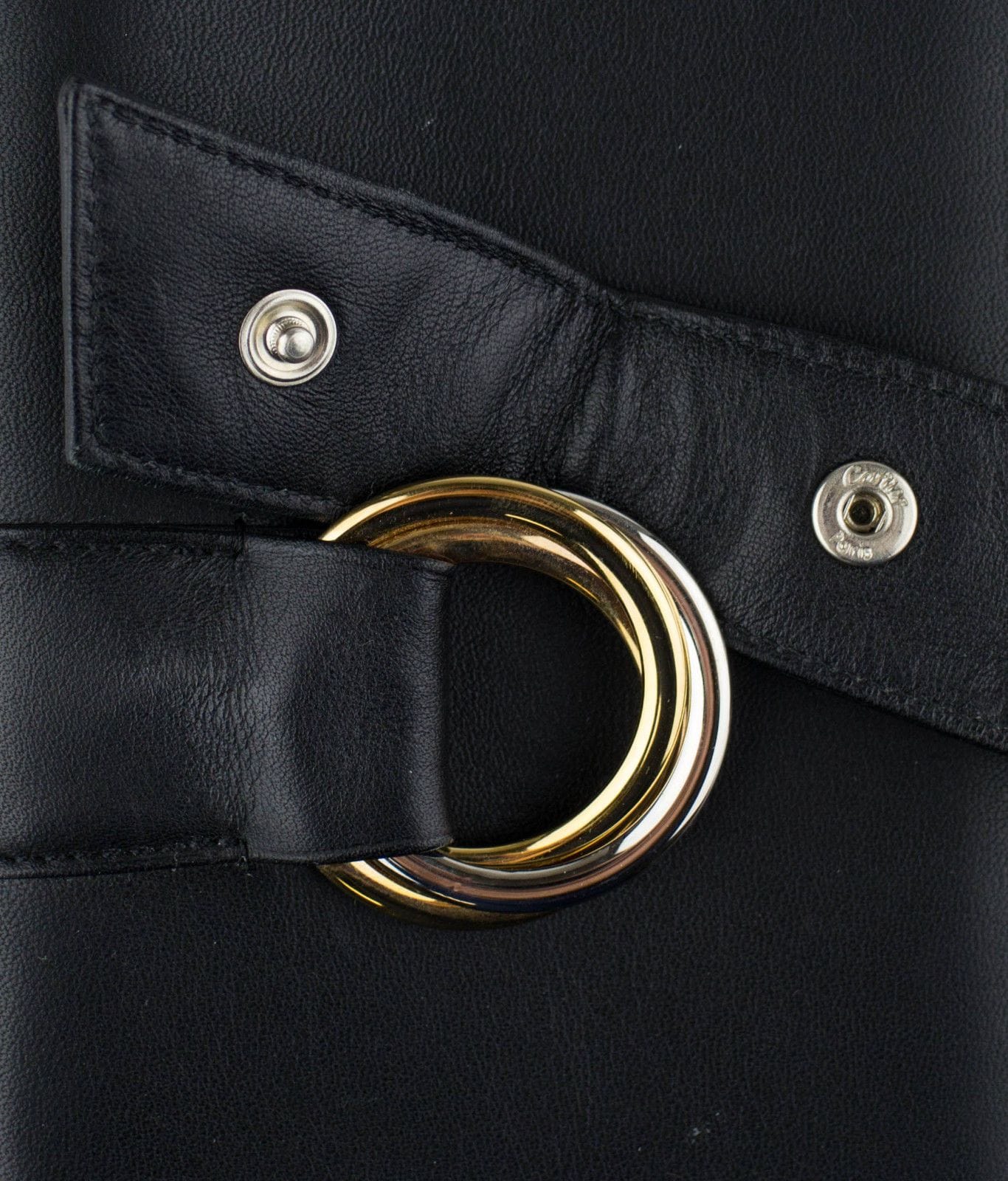 Trinity Black Leather Organizer Wallet - Black