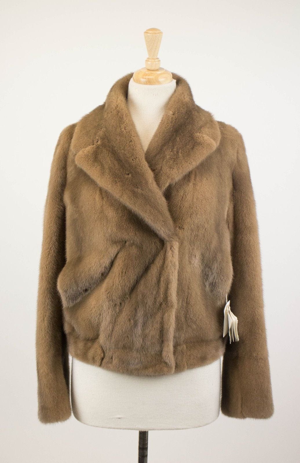 Brunello Cucinelli Woman's Brown Mink Fur Jacket Size 6/42 $25745