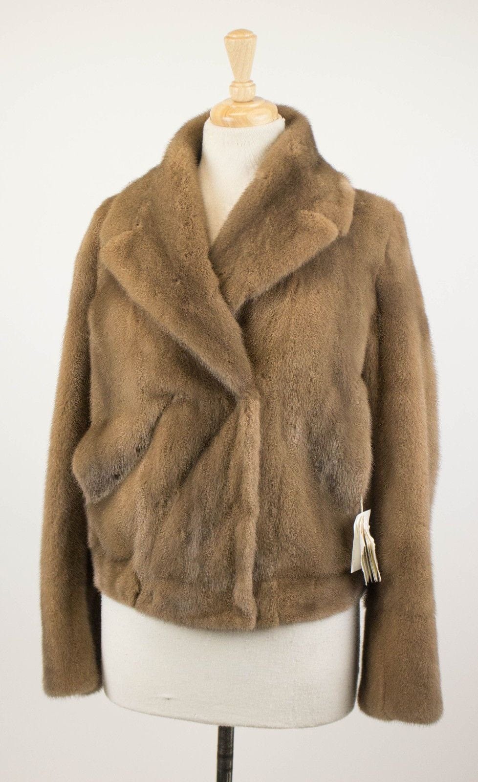 Brunello Cucinelli Woman's Brown Mink Fur Jacket Size 6/42 $25745