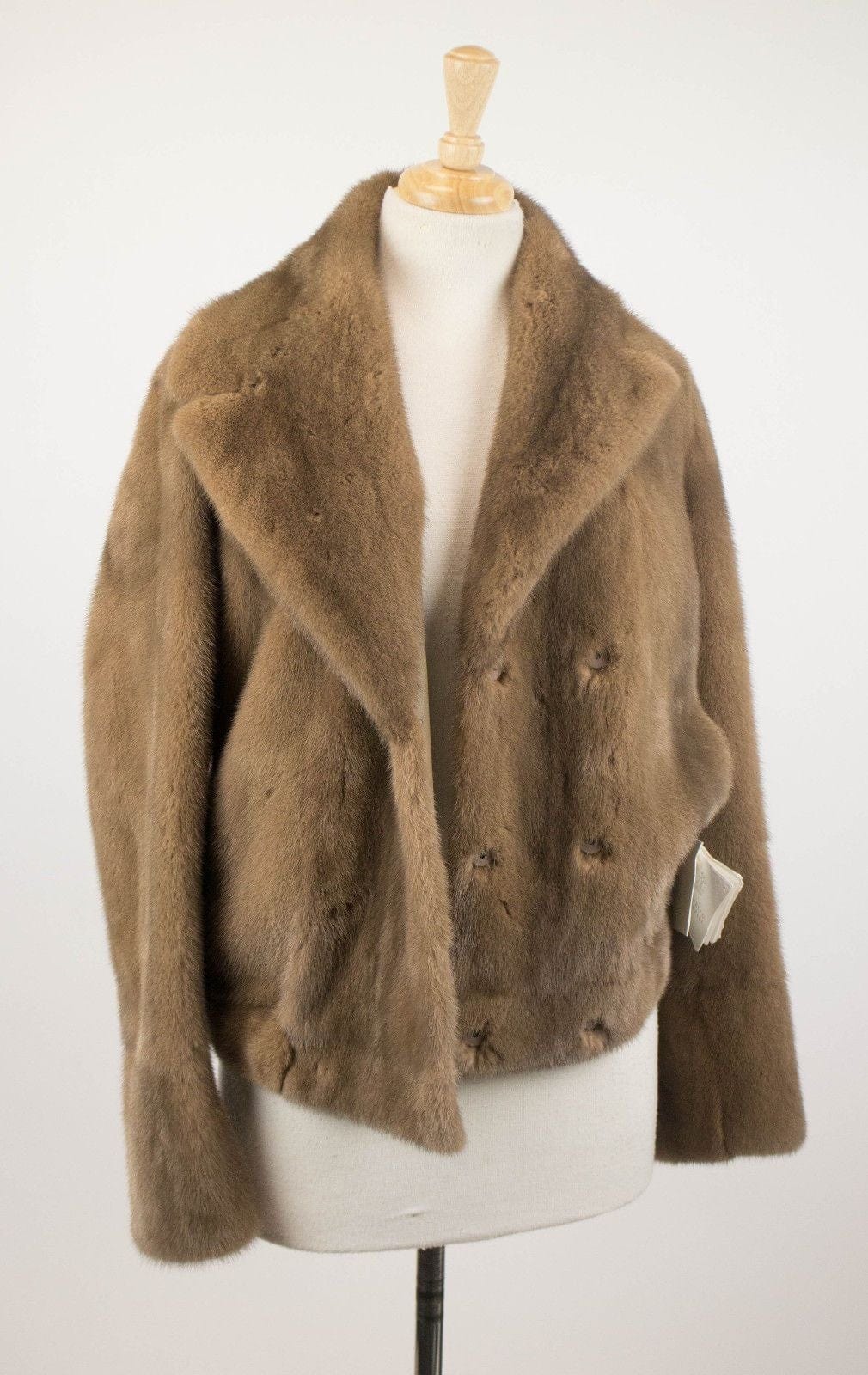 Brunello Cucinelli Woman's Brown Mink Fur Jacket Size 6/42 $25745