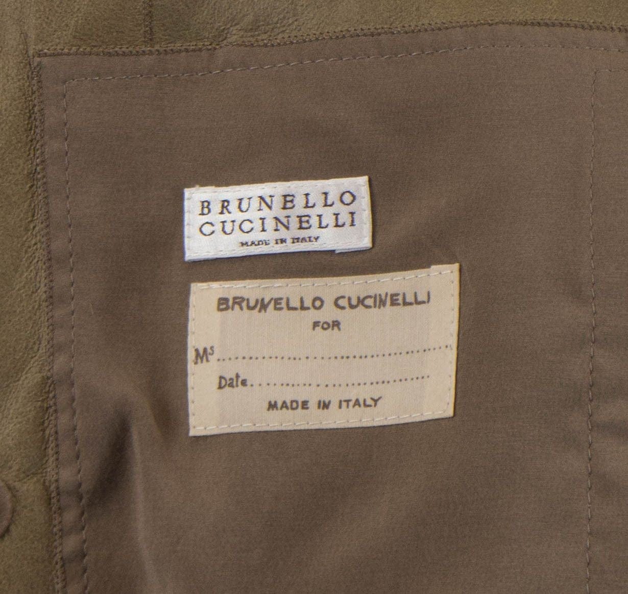 Brunello Cucinelli Woman's Brown Mink Fur Jacket Size 6/42 $25745