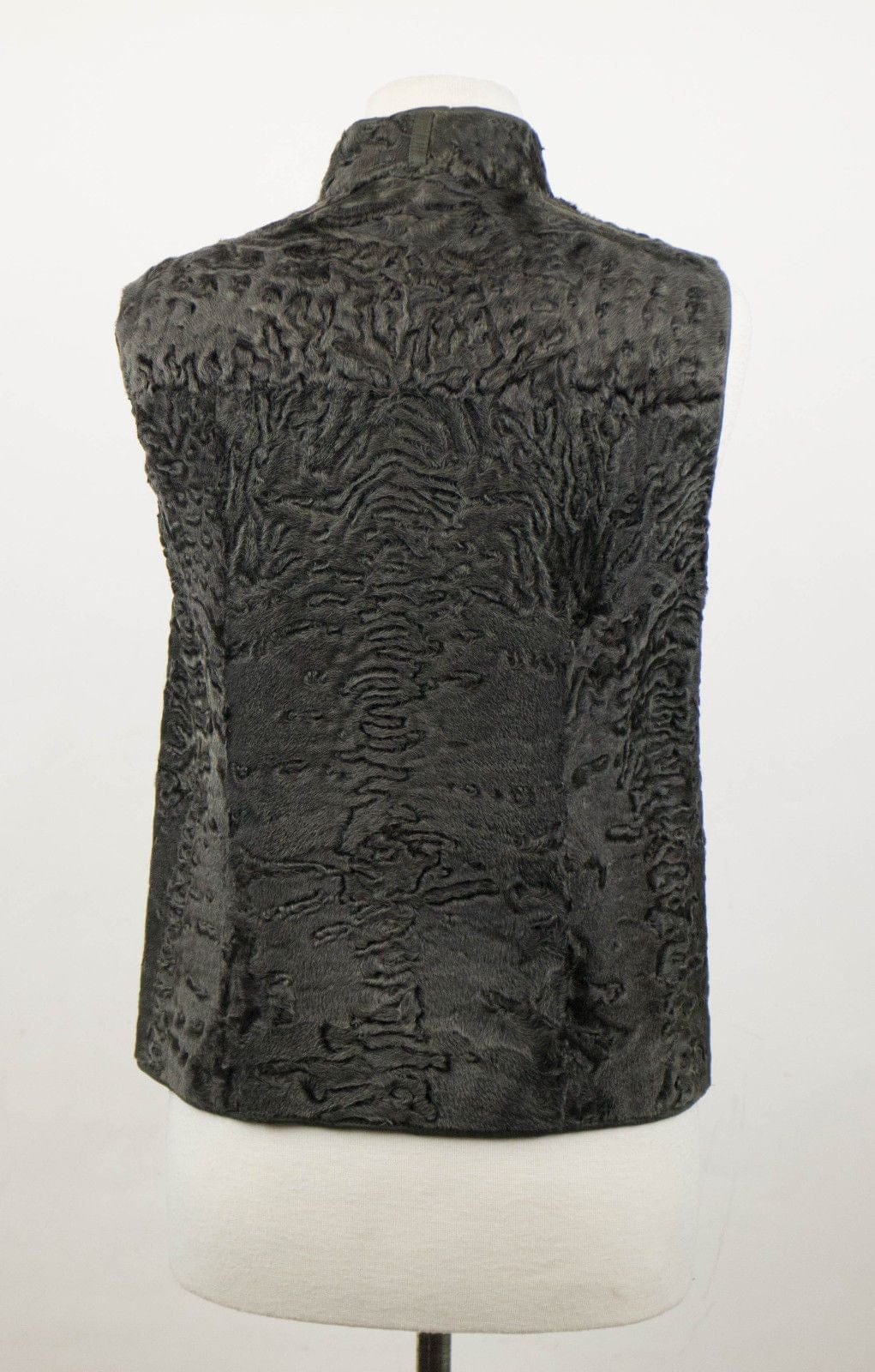 Brunello Cucinelli Women's Green Astrakhan Fur Jacket Vest Size 6/42 $16465