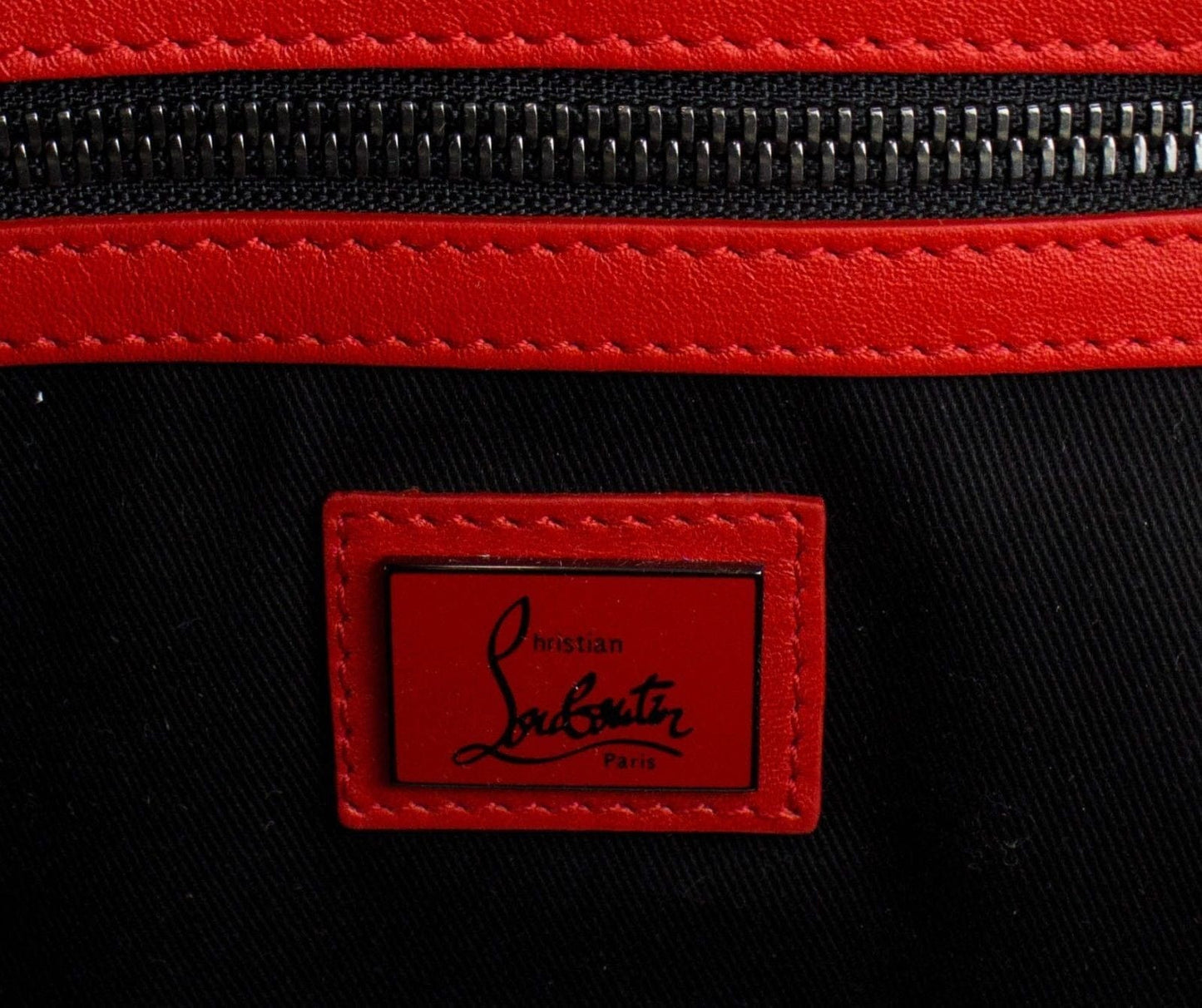 Aliosha Leather & Canvas Backpack Bag - Black
