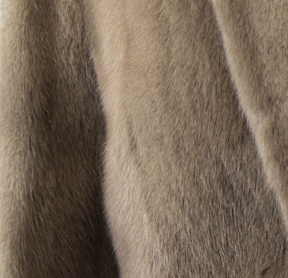 Brunello Cucinelli Woman's Gray Mink Fur Jacket Size 6/42 $24915