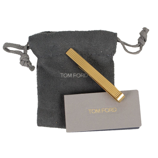 Brass Horizontal Tie Bar - Gold