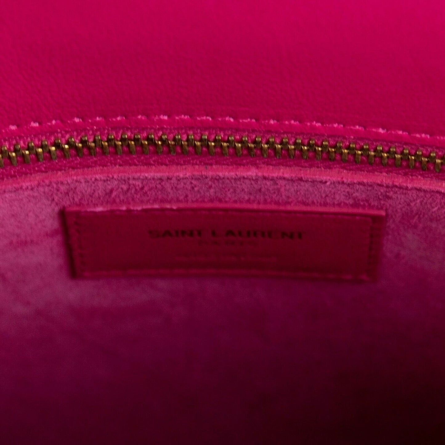 Large Sac De Jour Leather Handbag - Fuchsia