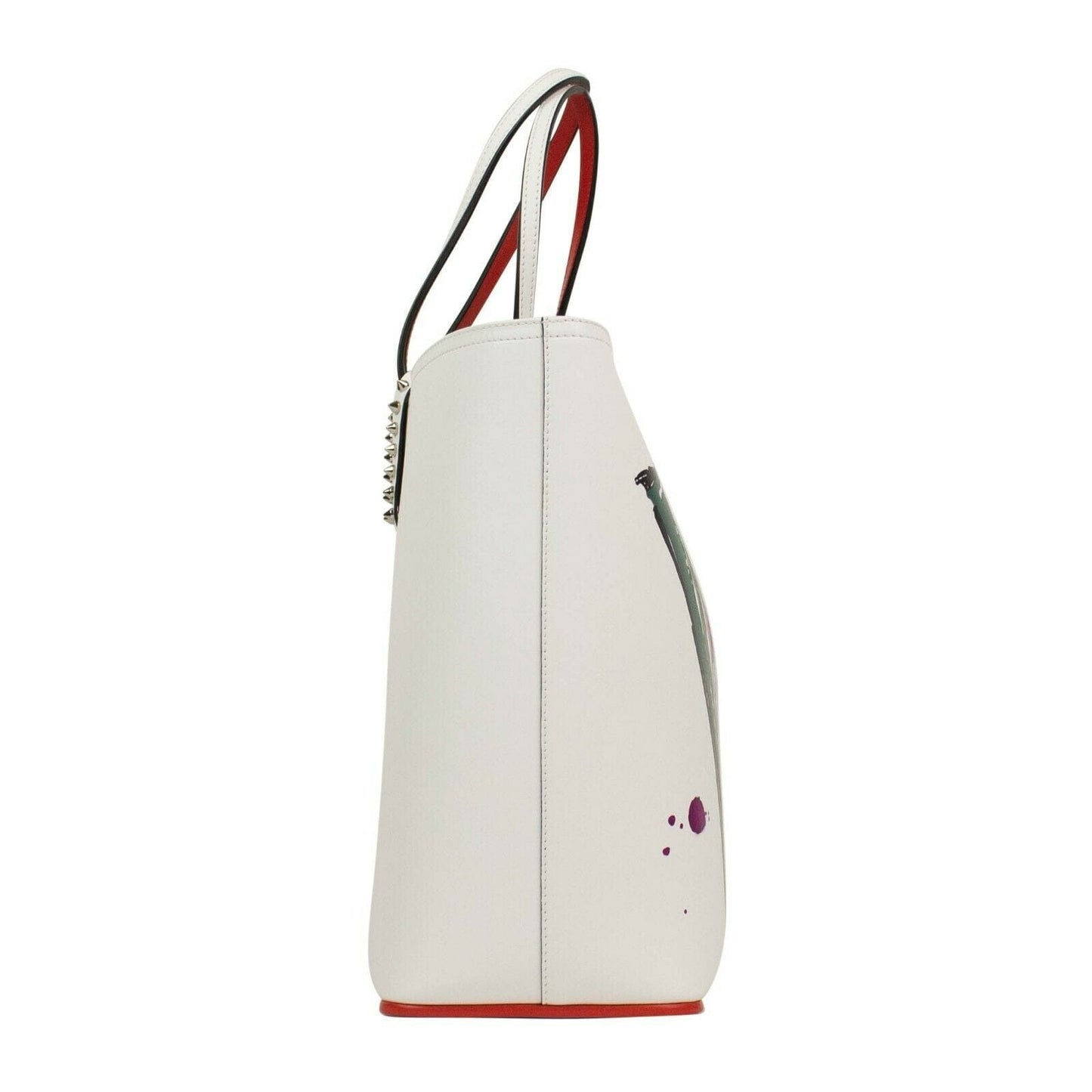 Cabata Calf Paris Love Tote Handbag - White