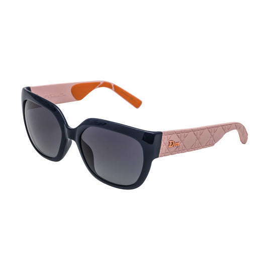 Woman Square Acetate MYDIOR3R Sunglasses - Blue - Pink / Grey Gradient  57/19/135