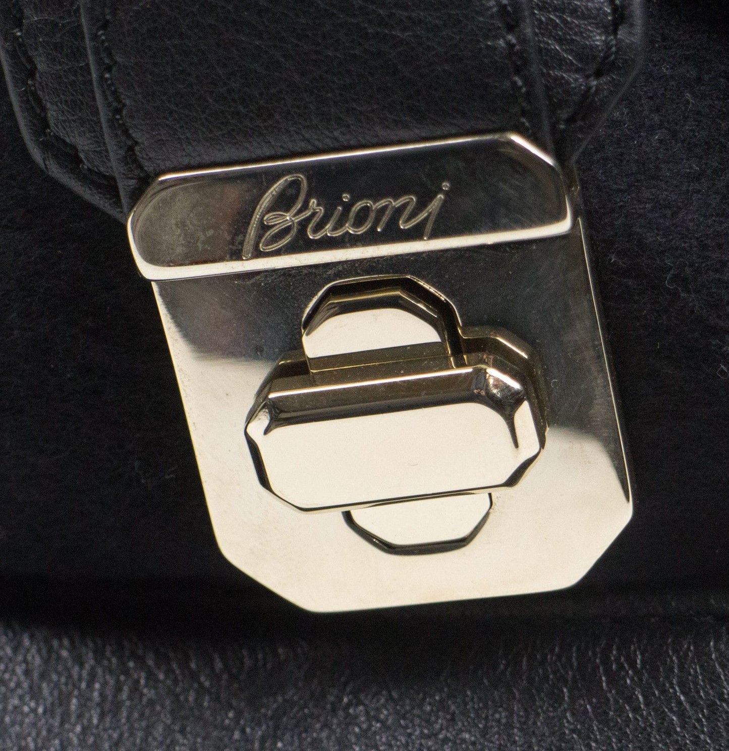 Victor Leather & Cashmere Shoulder Carry-On Bag - Black