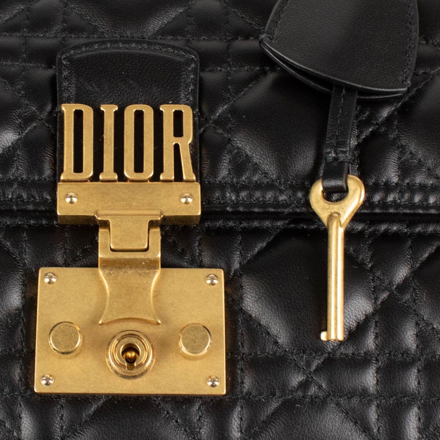 Black Dioraddict Quilted Lambskin Hand Bag